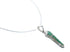 Southwest Turquoise Inlay Sterling Silver Box Chain Necklace Set JX129083